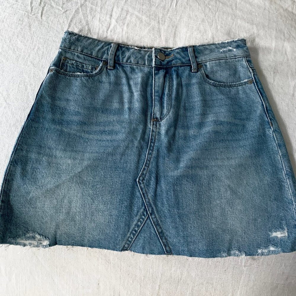 Paige jean skirt